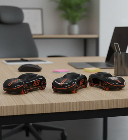 Buggati Car Design Premium Bluetooth Speaker | High Bass 8W Sound | LED Lights | Portable Music Speaker